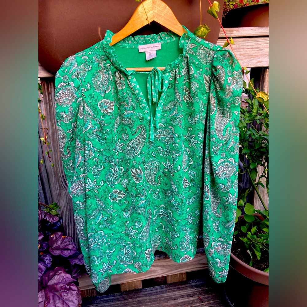 Paisley pattern blouse - Picture 7 of 15
